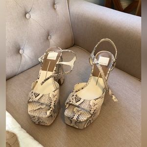 Dolce Vita Snakeskin Wedge